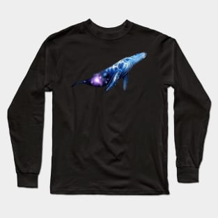 Humpback whale t-shirt designs Long Sleeve T-Shirt